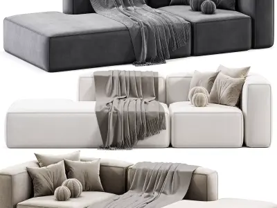 Szezlong modulowy Lennon 3D model