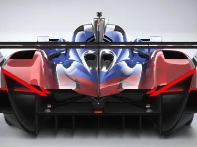 Alpine A424 LM 2024 3D model