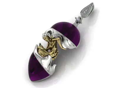 Magerit Pendant Jewelry 3D print model