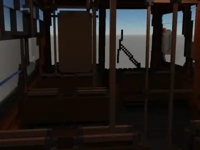 voxel bus PAZ 3D model