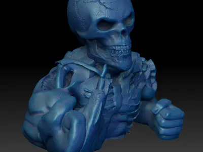 Skull Dozer-Extreme 3D print model
