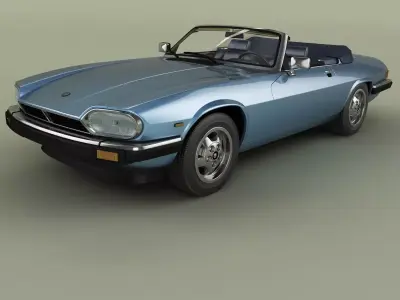 Jaguar XJ-S cabrio 3D model