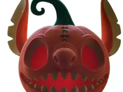 Stitch Abobora de Halloween Lilo  Stitch 3D print model