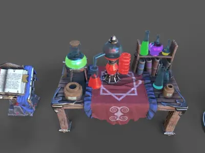 Fantasy Middle Earth Pack Low-poly 3D model