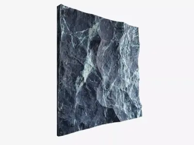 345-RockPanel piece of rock 3D model