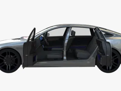 Electric car 3 3D model