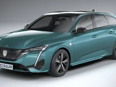 Peugeot 308 SW 2022 3D model