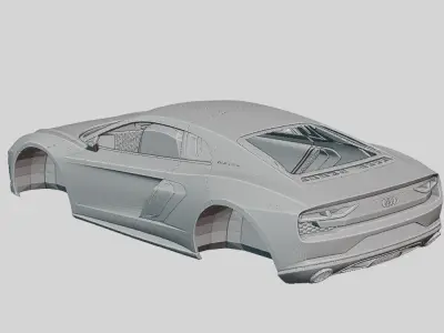 Audi Nanuk Quattro Concept 2020 Printable Body  3D print model