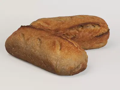 Bread 3d scan 3D model