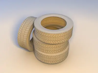 tires tyre Free low-poly 3D model