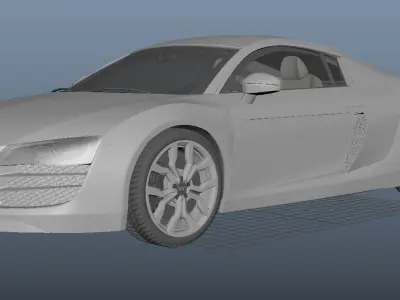 Audi R8 3D model