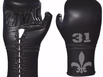 boxer gloves Free 3D model