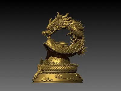 Dragon 3D Model 3D print model