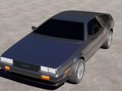 DeLorean DMC-12 3D model