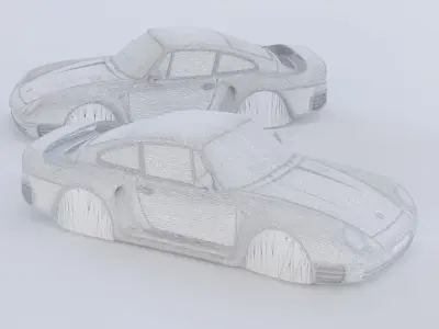 Porsche 959 3D printable 3D print model