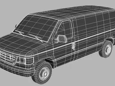 Panel Van 3D model