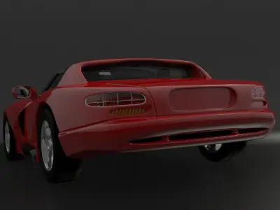 Dodge Viper 92 3D model