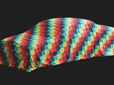 Ordinary Car Cover Collection 3D model