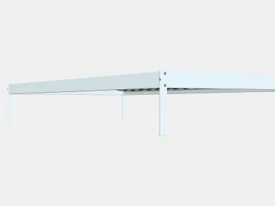 VEVELSTAD Bed frame 1 3D model