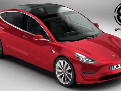 Tesla Model 3 2018 3D model