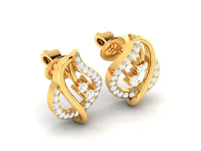 Women Earrings 3D print model