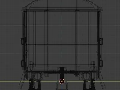 H0 1-87 scale Gbs 263 freight car 3D print model