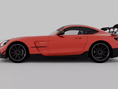 Mercedes AMG GT Black Series 2021 Game Cinematic Ready Realistic Low-poly 3D model