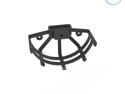 Land Rover Defender V2 3 Tire Holder  3D print model