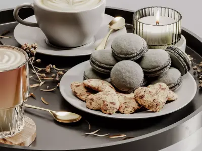 decorative set 148 3D model