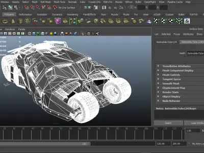 Batmobile from knight rises 3D model