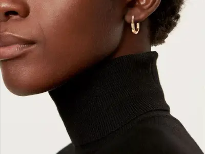 Tiffany Lock  Earring 3D print model