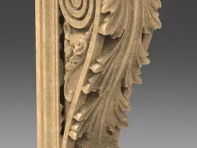 Corbel Decorative 6   3D model 3D print model