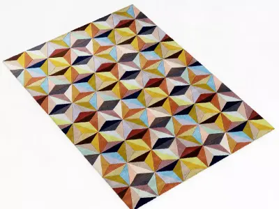 BoConcept Cubic rug 3D model