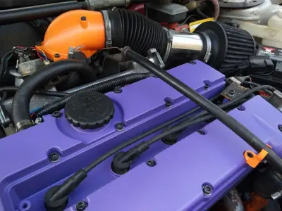 C20xe Powercap RIGHT PIPE 80 mm NO fitting 3D print model