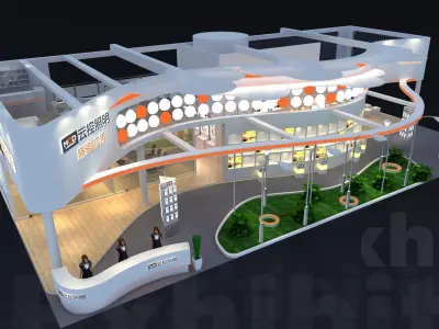Exhibition - Area - 24X12-3DMAX2010-015 3D model