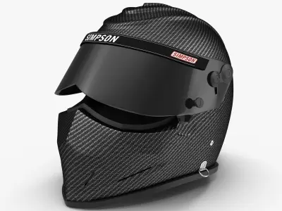 Simpson Diamondback Carbon Low-poly 3D model