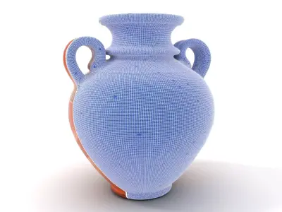 Antique Greek Vase model pack Low-poly 3D model