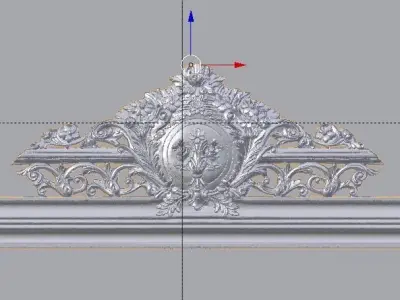 Classic decor ornament v-3D model 50 3D model