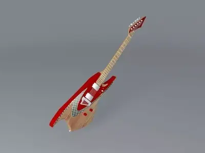 JBD400 guitar Free 3D model