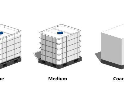 IBC Water Tank - Revit Family 3D model