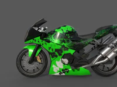 Race Bikes  3D model