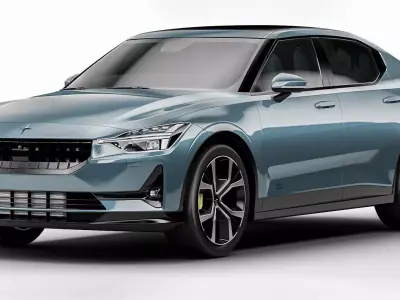 Polestar 2 2020 electric coupe 3D model
