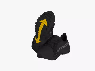 SOBASO  Water Hiking Quick Drying Swim Beach Shoes  Low-poly 3D model