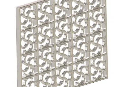 Luxurious Window Grill 3D print model