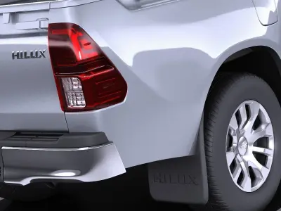 Toyota Hilux Single Cab 2017 VRAY 3D model