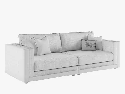 Tancredi Sofa by Heritage Collection 3D model