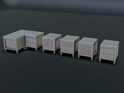 Car Mechanic Diorama Pack 3D print model