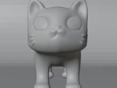 cat 3d model Low-poly 3D model purchase