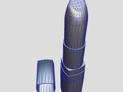 Lipstick Low-poly 3D model