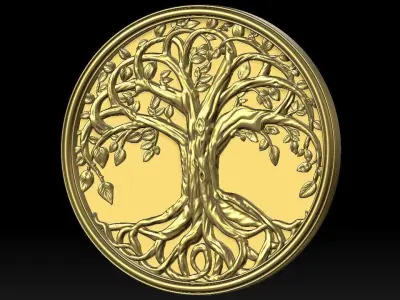 Tree of Life 2 3D print model 3D print model